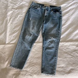 Gap jeans size 29, best girlfriend style, cropped and low rise